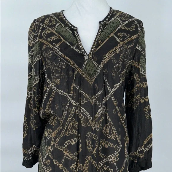 Isabel Marant Etoile Tunic / Dress with Beaded collar SZ 40 - Picture 4 of 12